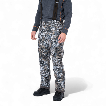 RECON XT – Jagdhose mit Hosenträgern, P4H Grau/Tarn