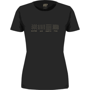 Apelviken t-shirt med tryck Dam Apelviken t-shirt med tryck Dam Svart
