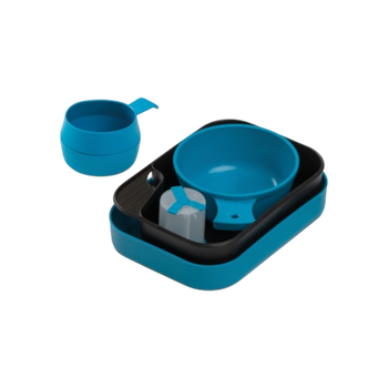 Geschirrset Camping Komplett Blau