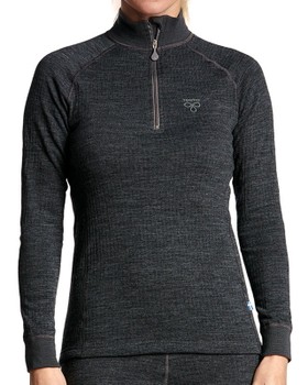 Underställströja, Hög krage med Zip, Dam, Termo Wool Original