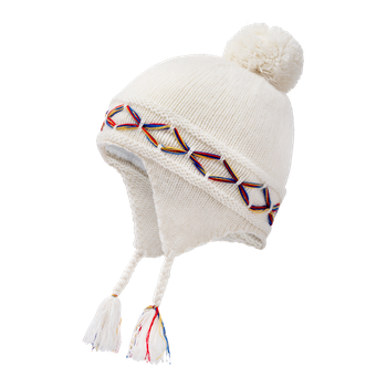 Klassische Strickmütze Offwhite