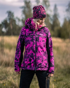 Jaktjacka Camouflage Dam, Hunters Elite - pink Camo