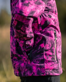 Jaktjacka Camouflage Dam, Hunters Elite - pink Camo