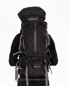 Wanderrucksack 70L, schwarz