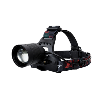 Uppladdningsbar LED-pannlampa med zoom