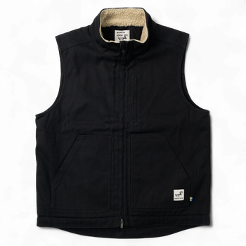 Badlands Canvas pilefodrad Väst - herr Svart