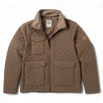 Granite Quilted Jacket – North Edge Brown