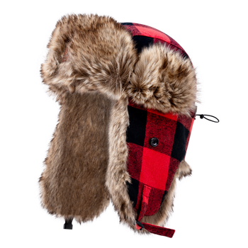 Snowmobile Hat – Mount Zero Red Combo