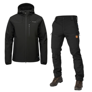 Gefüttertes Softshell-Set - Herren