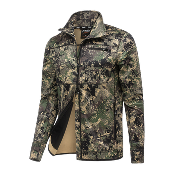 Friluftströja Powerstretch, P4H - Herr Grön/Camo