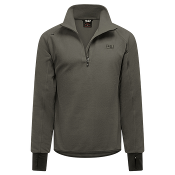 P4H Fleecepullover Half-Zip Grün