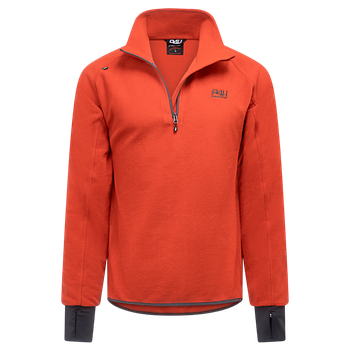 P4H Fleecepullover Half-Zip Orange