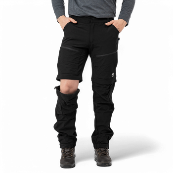 Fritidsbyxa Mount Zero Zip off - Herr Svart