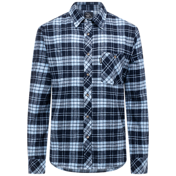 Flanellhemd Mount Zero – Herren Hellblau