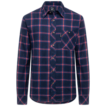 Flanellhemd Mount Zero – Herren Rot Kombination