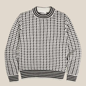 Fisherman Knitted Wool Sweater - Men