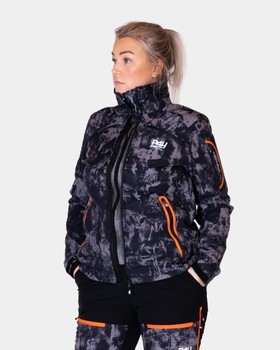 Jaktjacka softshell dam, Supreme Jacket - Black Camo