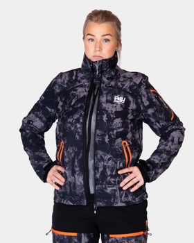 Jaktjacka softshell dam, Supreme Jacket - Black Camo