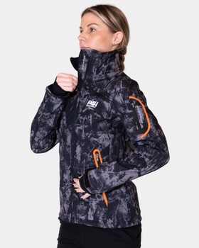 Jaktjacka softshell dam, Supreme Jacket - Black Camo
