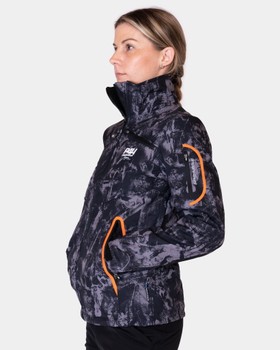 Jaktjacka softshell dam, Supreme Jacket - Black Camo