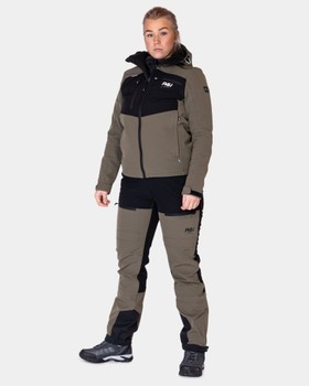 FRILUFTSJACKA, EXTREME HYBRID JACKET GREEN, DAM