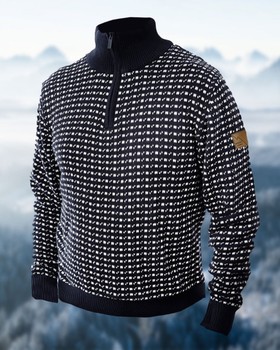 Stickad tröja, windstopper
