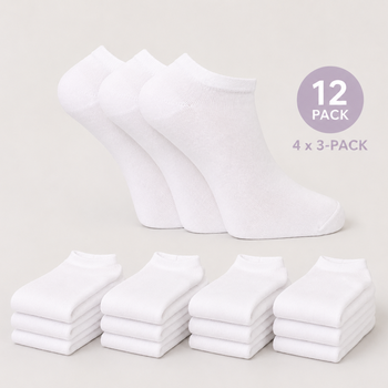 Sneakersocken Capital 12er-Pack Weiß