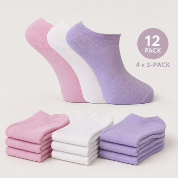 Sneakersocken Capital 12er-Pack Rosa