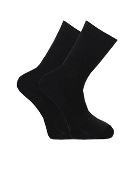 Trekking socka Barn Merinoull - 3 pack - Svart