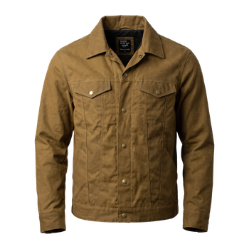 CRUISER - Vaxad canvasjacka Olive