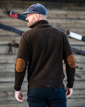 Stickad Tröja, windstopper