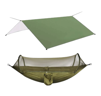 Hängmatta Med Myggnät + Tarp Hängmatta Med Myggnät + Tarp