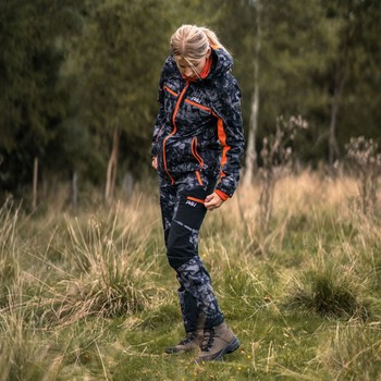 Jaktställ Camouflage Dam, Hunters Elite – Black Camo