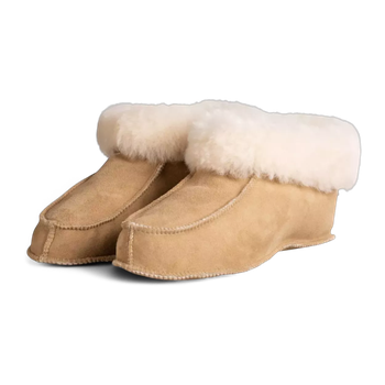 Fårskinnstofflor Dam Off-White/Sand
