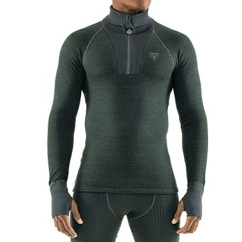 Underställströja, Polo med Zip, Termo Original 2.0 Underställströja, Polo med Zip, Termo Original 2.0 Mörkgrön