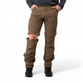 Fritidsbyxa Mount Zero Zip off - Herr Brun