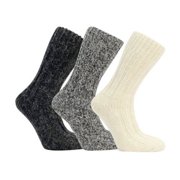 Raggsocka 100% Ull / Alpacka, 3-pack