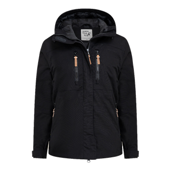 Abenteuerjacke – Damen Schwarz