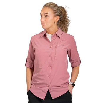 Mount Zero Outdoor-Hemd Stretch – Damen Hellrosa