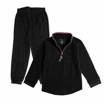Mount Zero Unterhemd Fleece – Kinder Schwarz & Lila