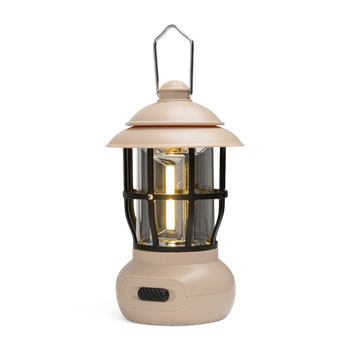 Wiederaufladbare LED-Laterne Beige