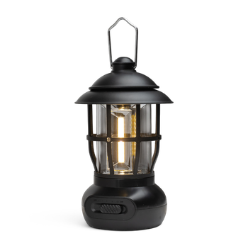 Wiederaufladbare LED-Laterne Schwarz