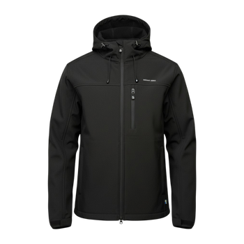 Softshelljacka med Fleece Svart