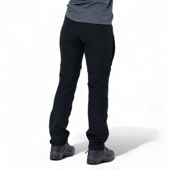 Fritidsbyxa Mount Zero Zip off - Dam Svart