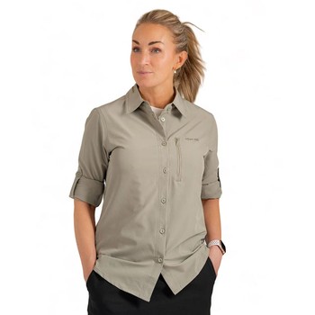 Mount Zero Outdoor-Hemd Stretch – Damen Vintage-Grün