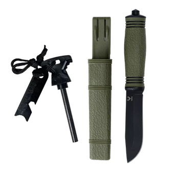 Jaktkniv Army och Tändstål XL Jaktkniv Army och Tändstål XL