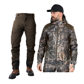 Vapiti Hunting Set – Camouflage Jacket with Green Pants
