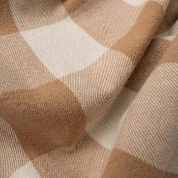 Women's Robust flannel shirt Beige