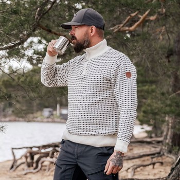 Stickad tröja, windstopper