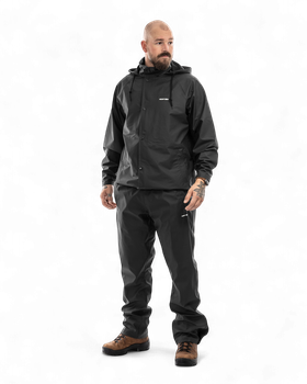Regenhose PU - Herren Schwarz